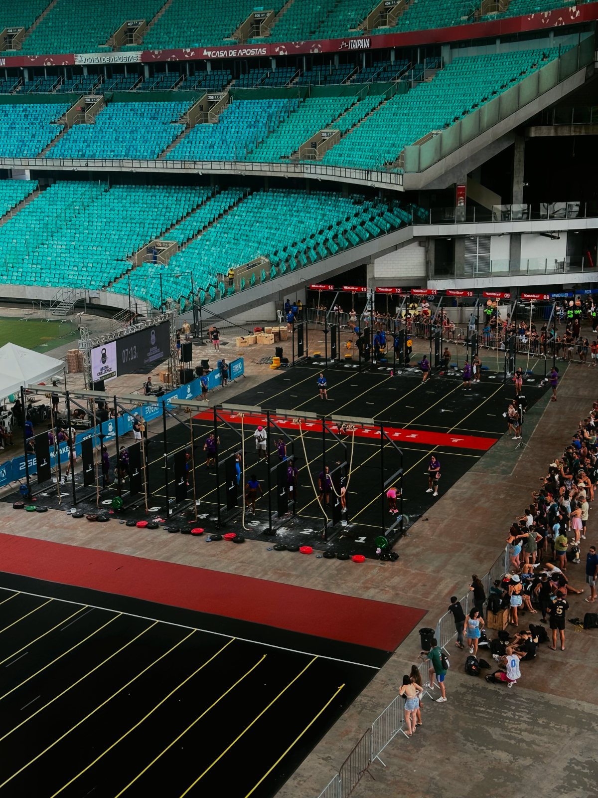 Arena Challenge competition floor